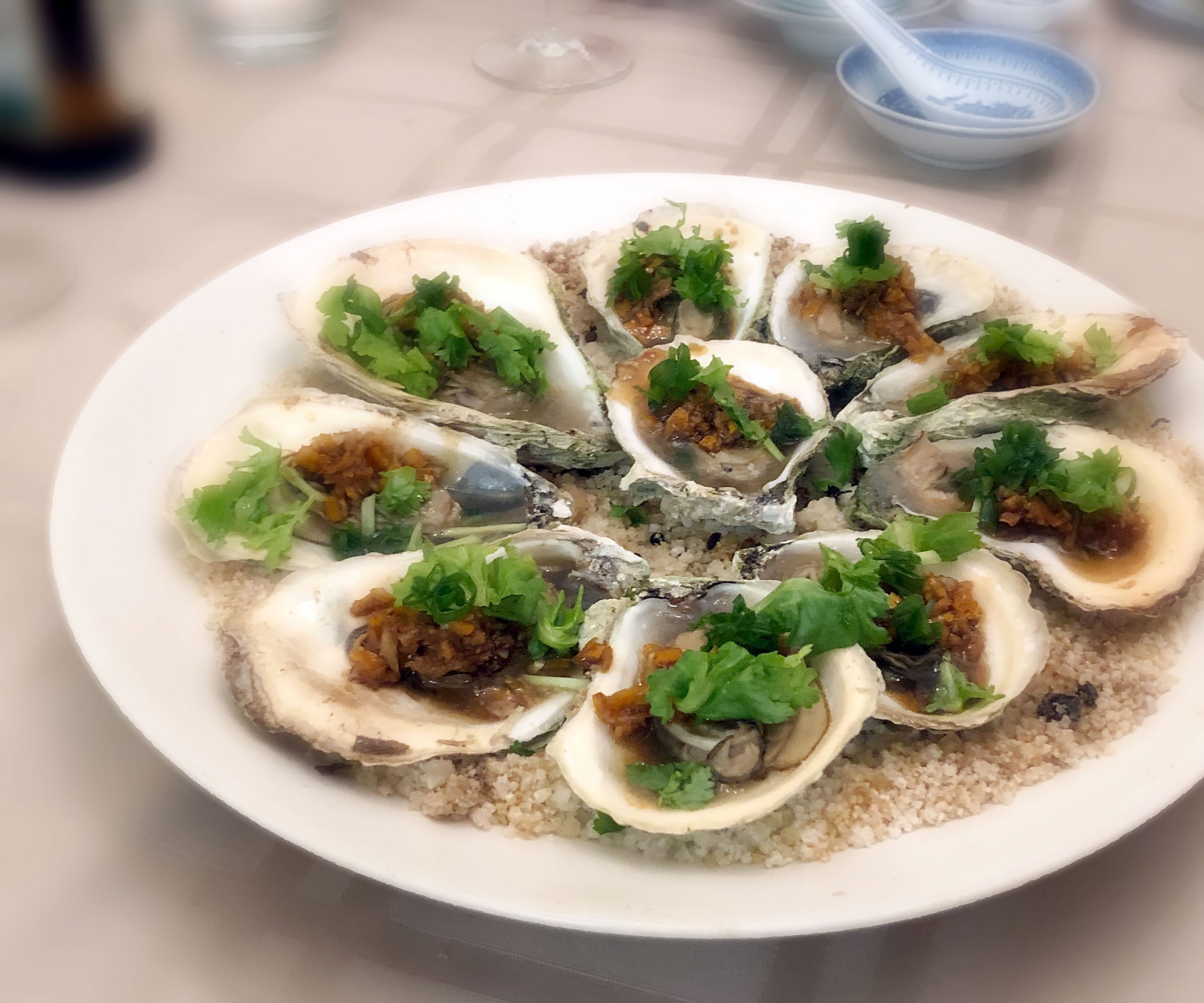 Baked Tangerine Oysters